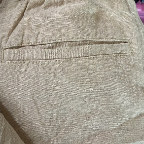 Old Navy Women’s High-Waisted Cropped Linen-Blend Tapered Pants, Size 2X, NWT - Picture 4 of 6